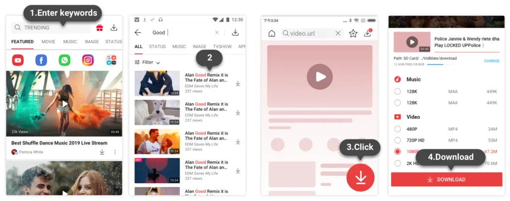 Download Via Vidmate